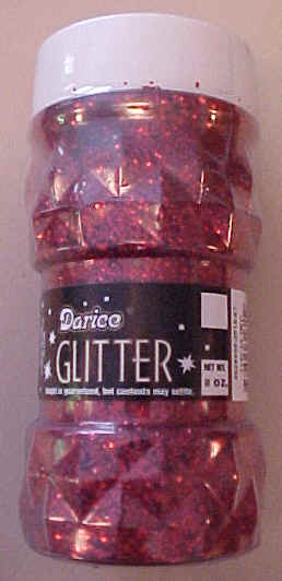 DARICE GLITTER RED