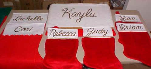 Personalized Samples Stockings